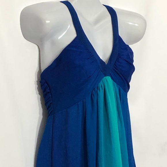 H&M sheer full skirt maxi length halter dress - Picture 8 of 13